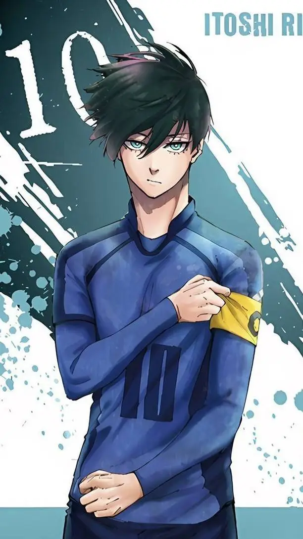 ai character: Rin itoshi.  background