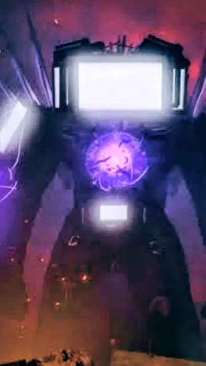 ai character: titan tv man background