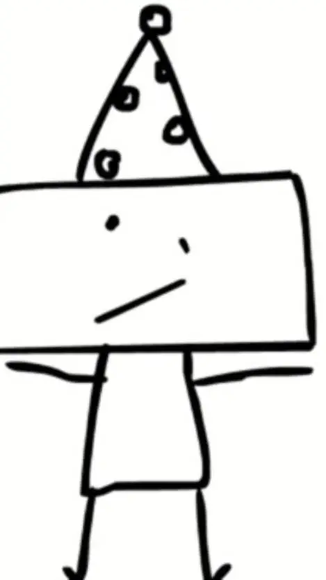ai character: birthday boy blam background