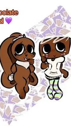 ai character: ChocolateCake background