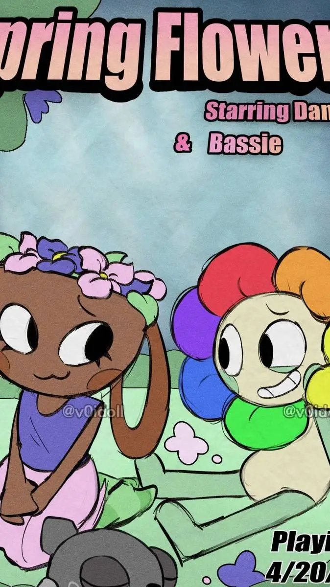 ai character: RainbowBasket background