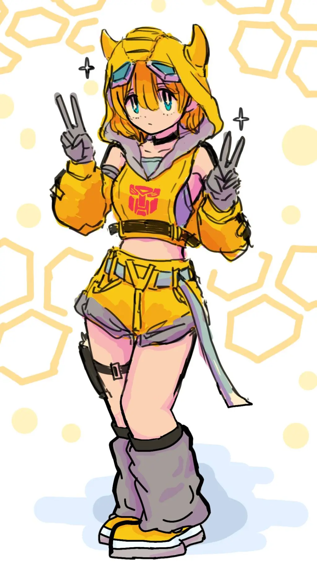 ai character: B-127 (Bishoujo) background