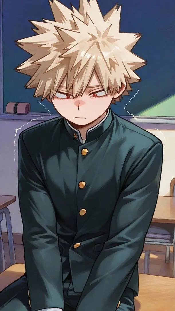 ai character: Katsuki Bakugo background
