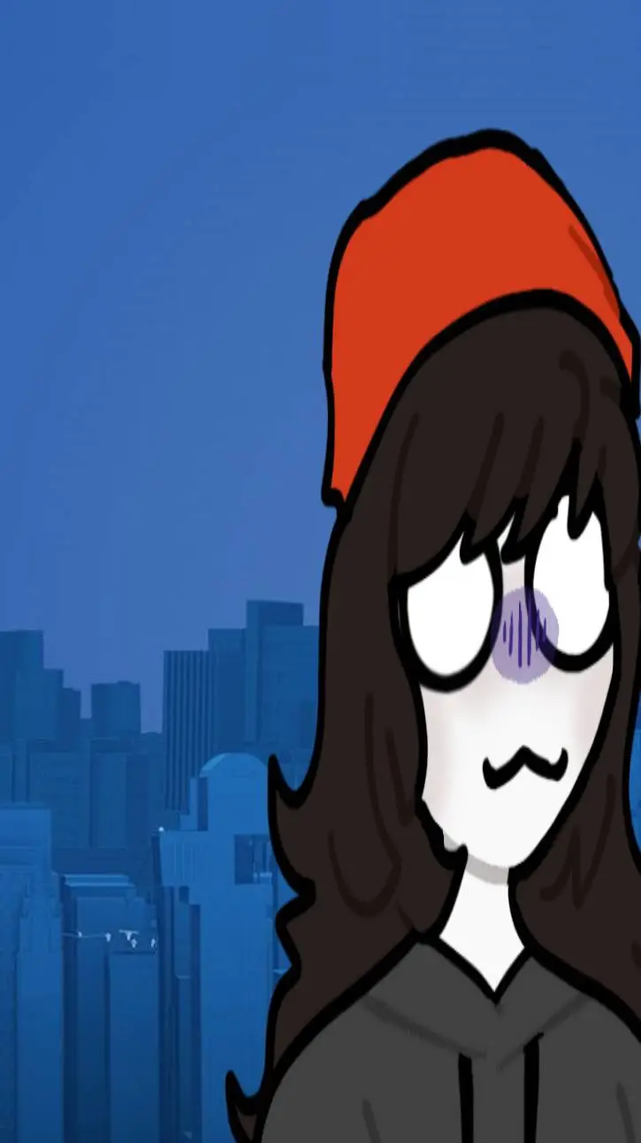 ai character: >:D background