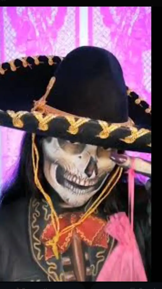 ai character: charra negro  background