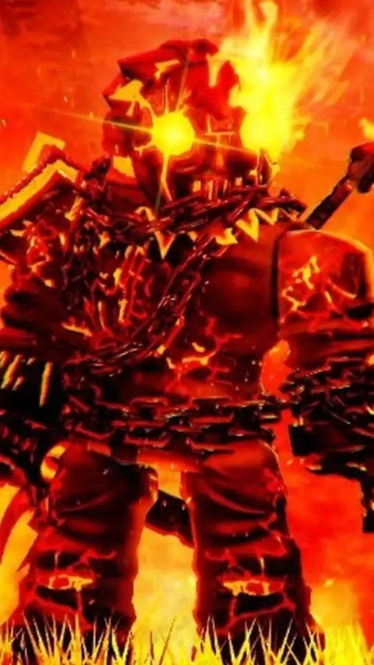 ai character: FIRE JASON 2 background