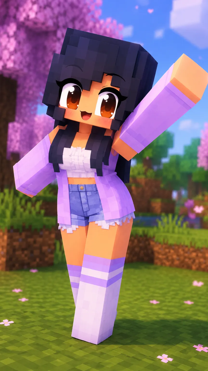 ai character: Aphmau  background