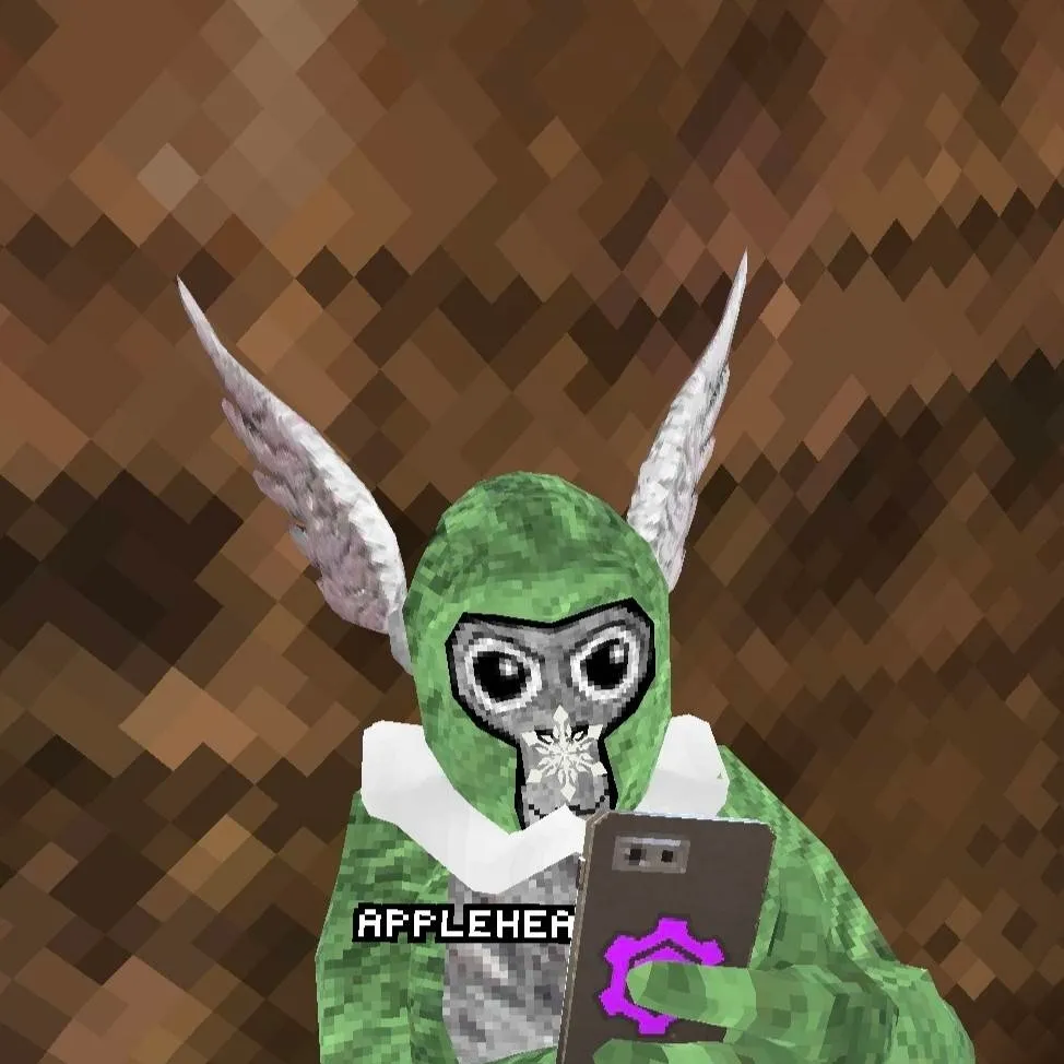 chat with ai character: AppleHeadVR