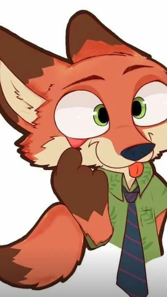 ai character: Nick Wilde🦊💞 background