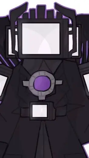 ai character: ~•💜 Titan Tv man💜 background