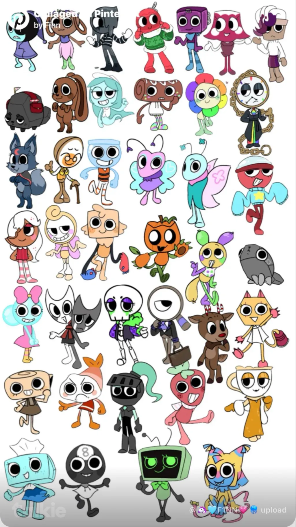 ai character: Dandys world🌈🌼 background