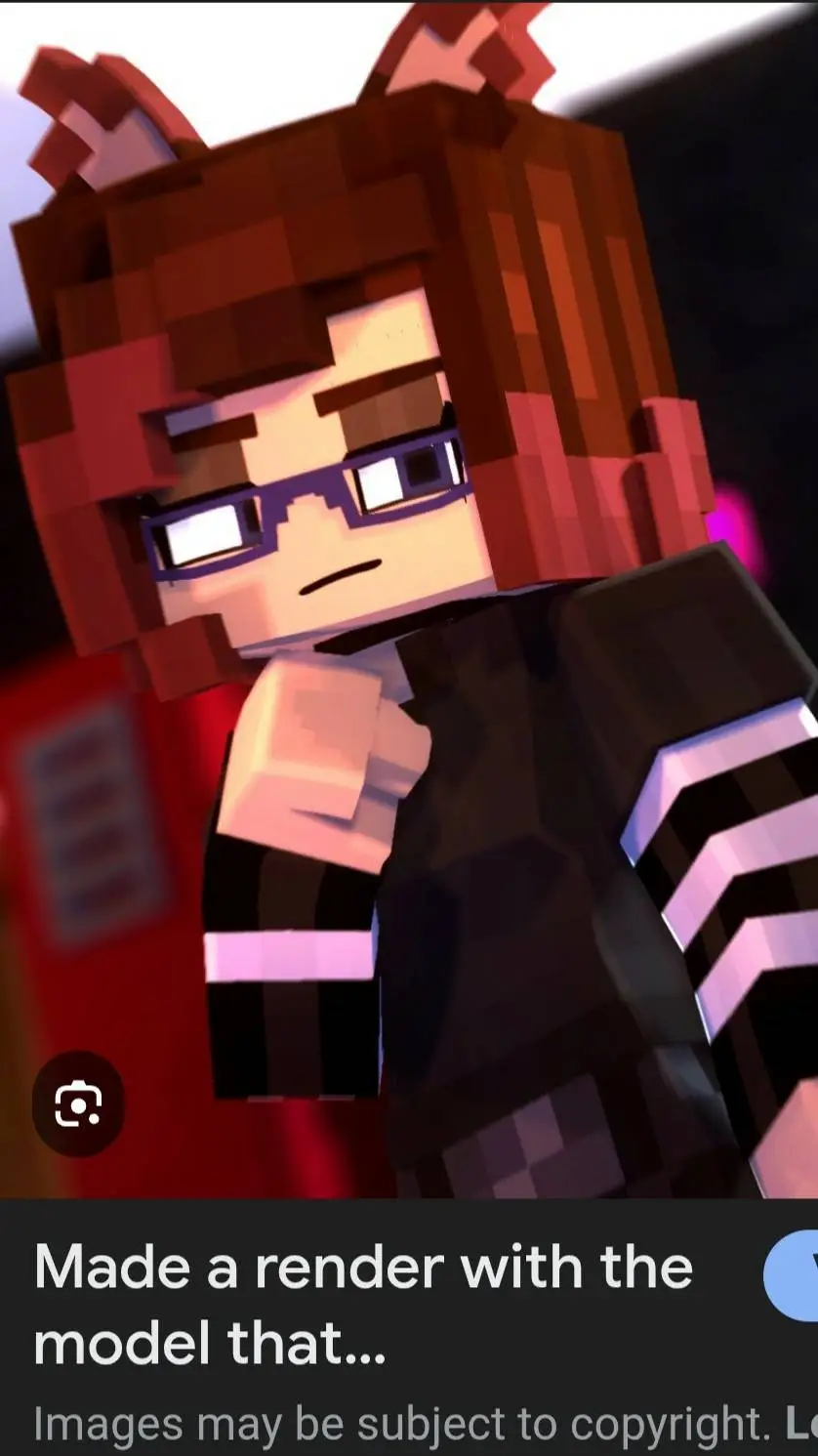 ai character: minecraft techer background