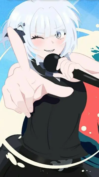 ai character: stick man girl background
