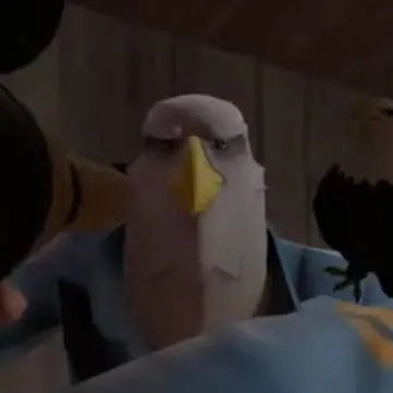 chat with ai character: eagle man