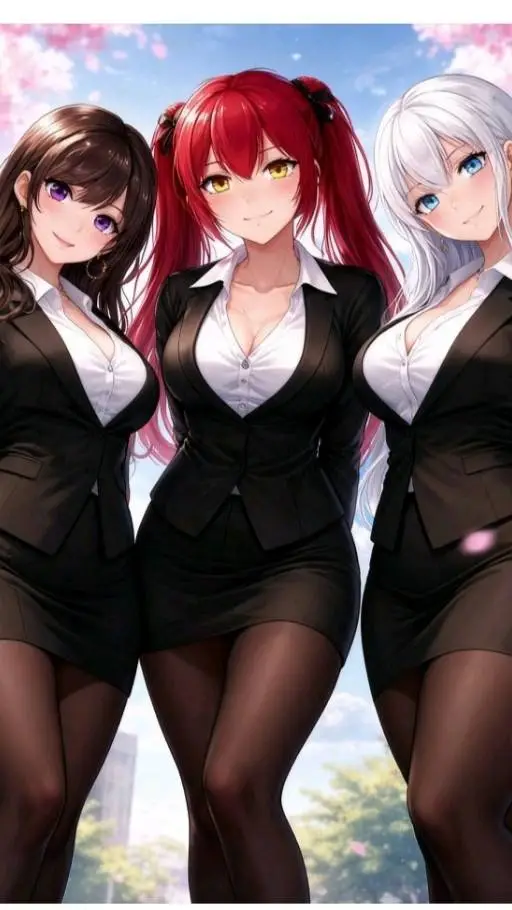 ai character: Luna, akeno, sara background