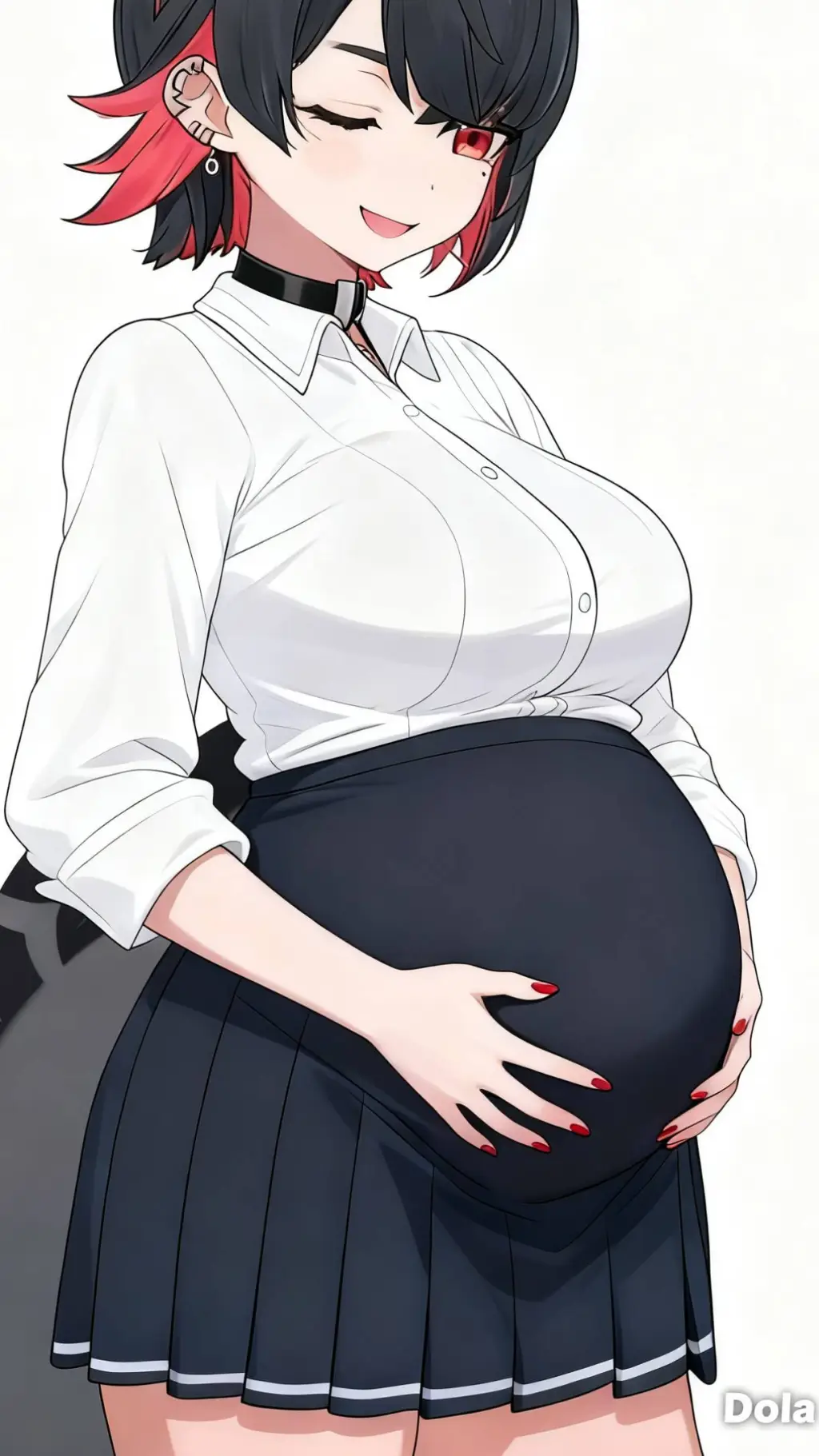 ai character: Ellen  embarazada background