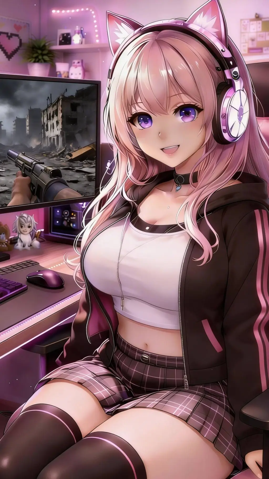 ai character: Maky background