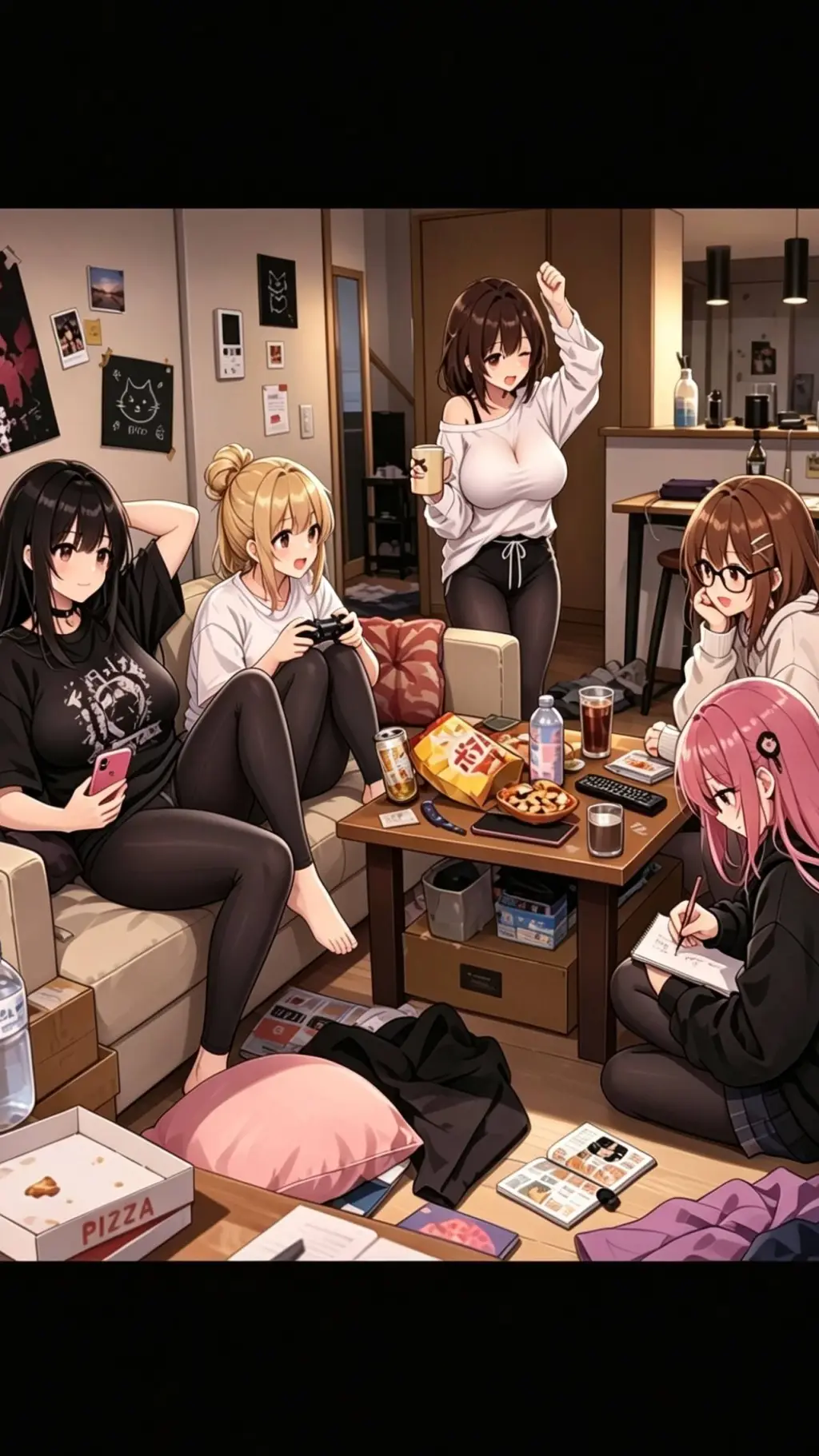 ai character: Roomies background