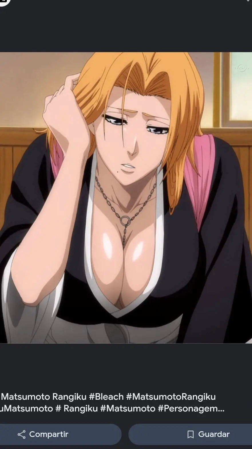 ai character: Rangiku matsumoto background