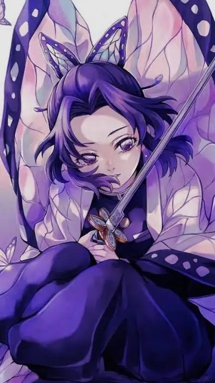 ai character: shinobu kocho  background