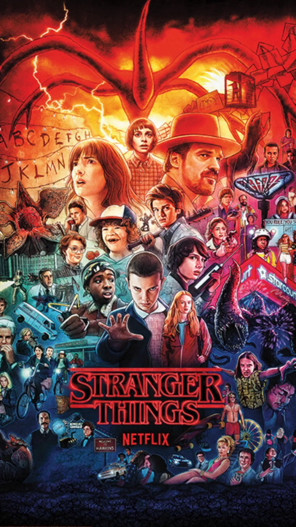 ai character: Stranger things!  background