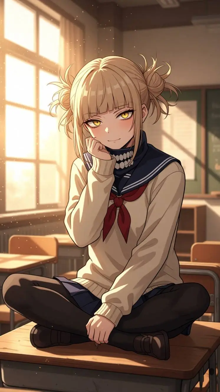 ai character: toga  background