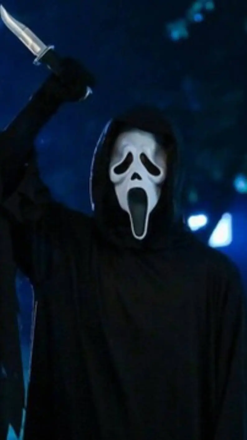 ai character: ghostface background