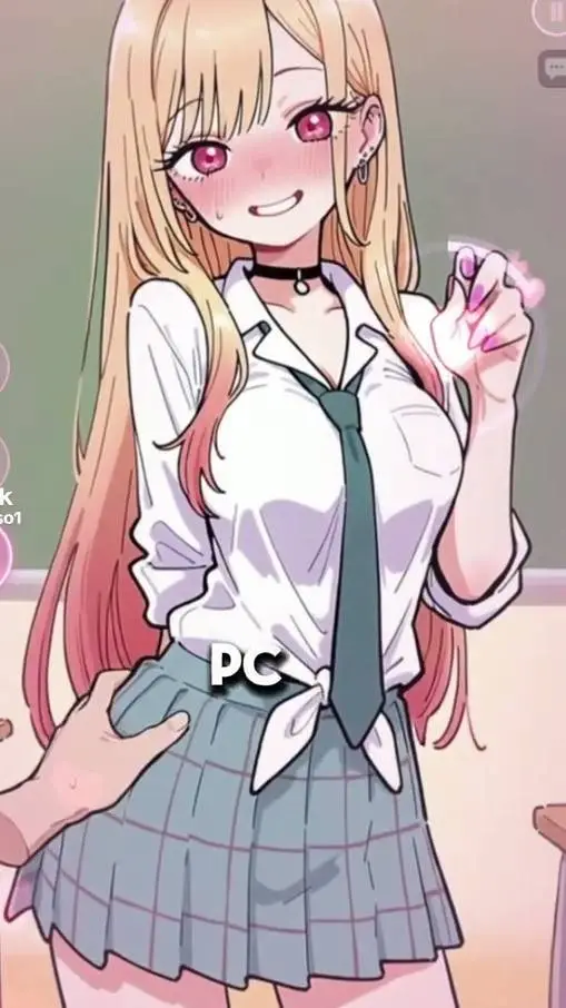 ai character: Marin Kitagawa  background