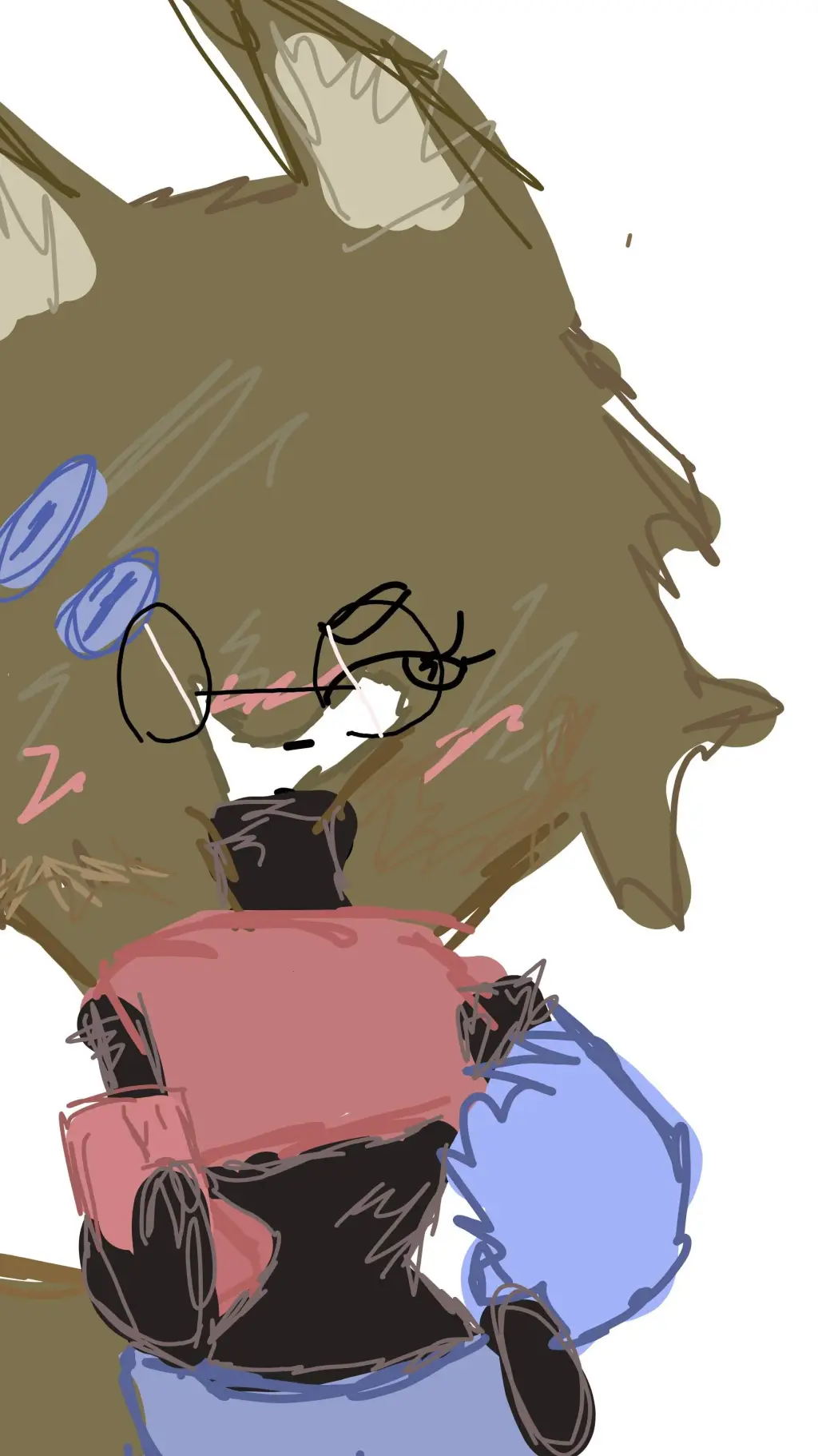 ai character: autumn background