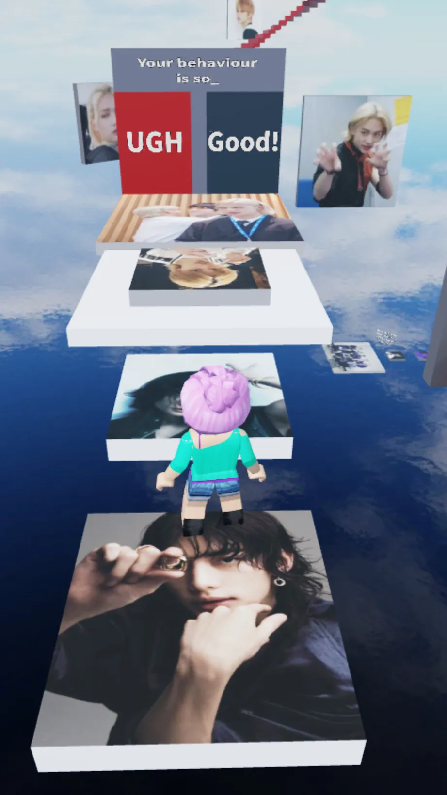 ai character: Pinky background