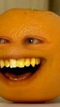 ai character: annoying orange background