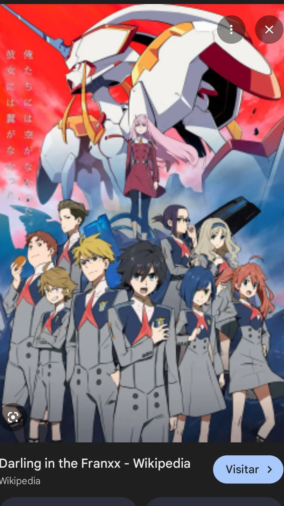 ai character: darlinginthefranxx background