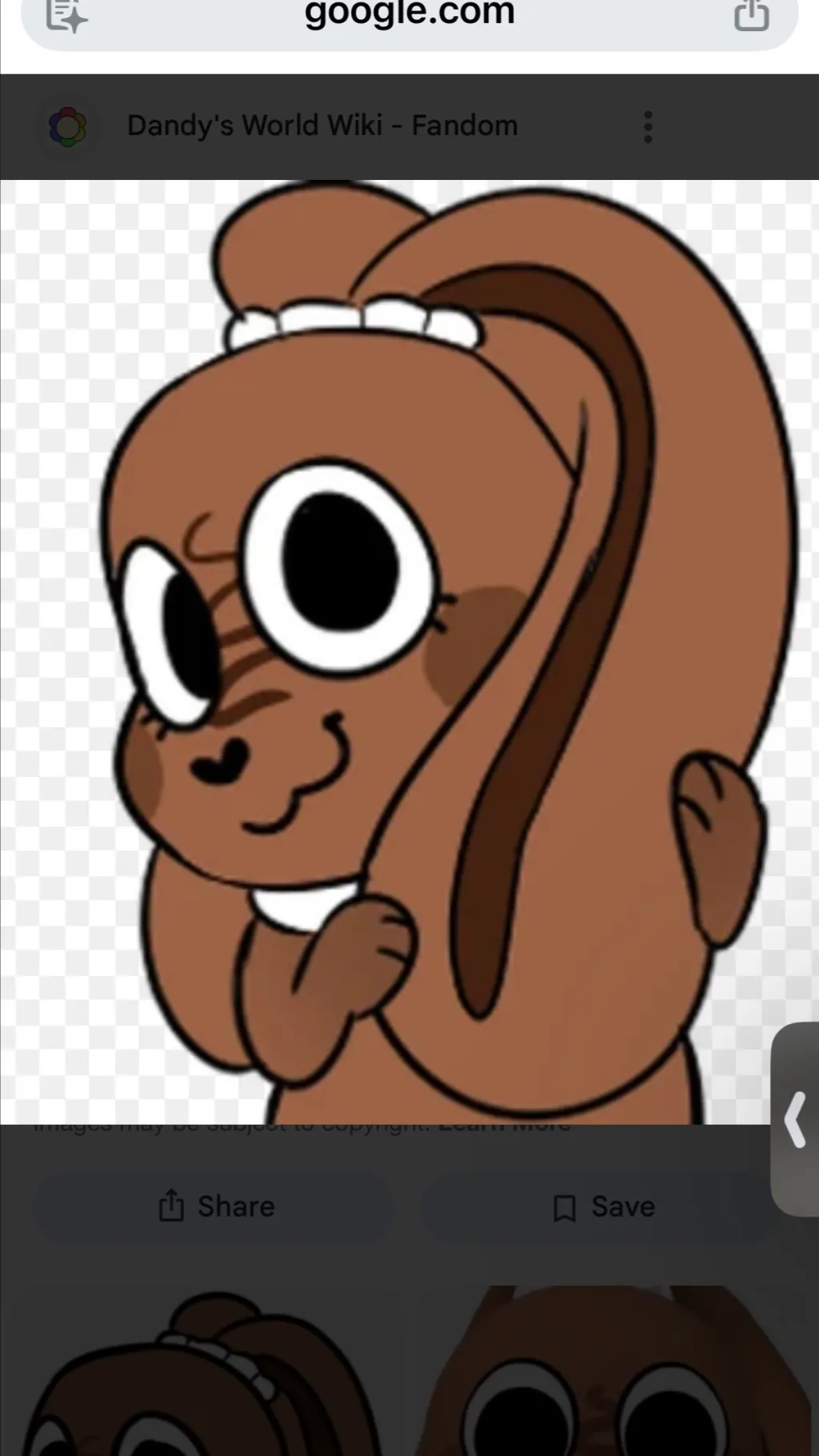 ai character: Cocoa background