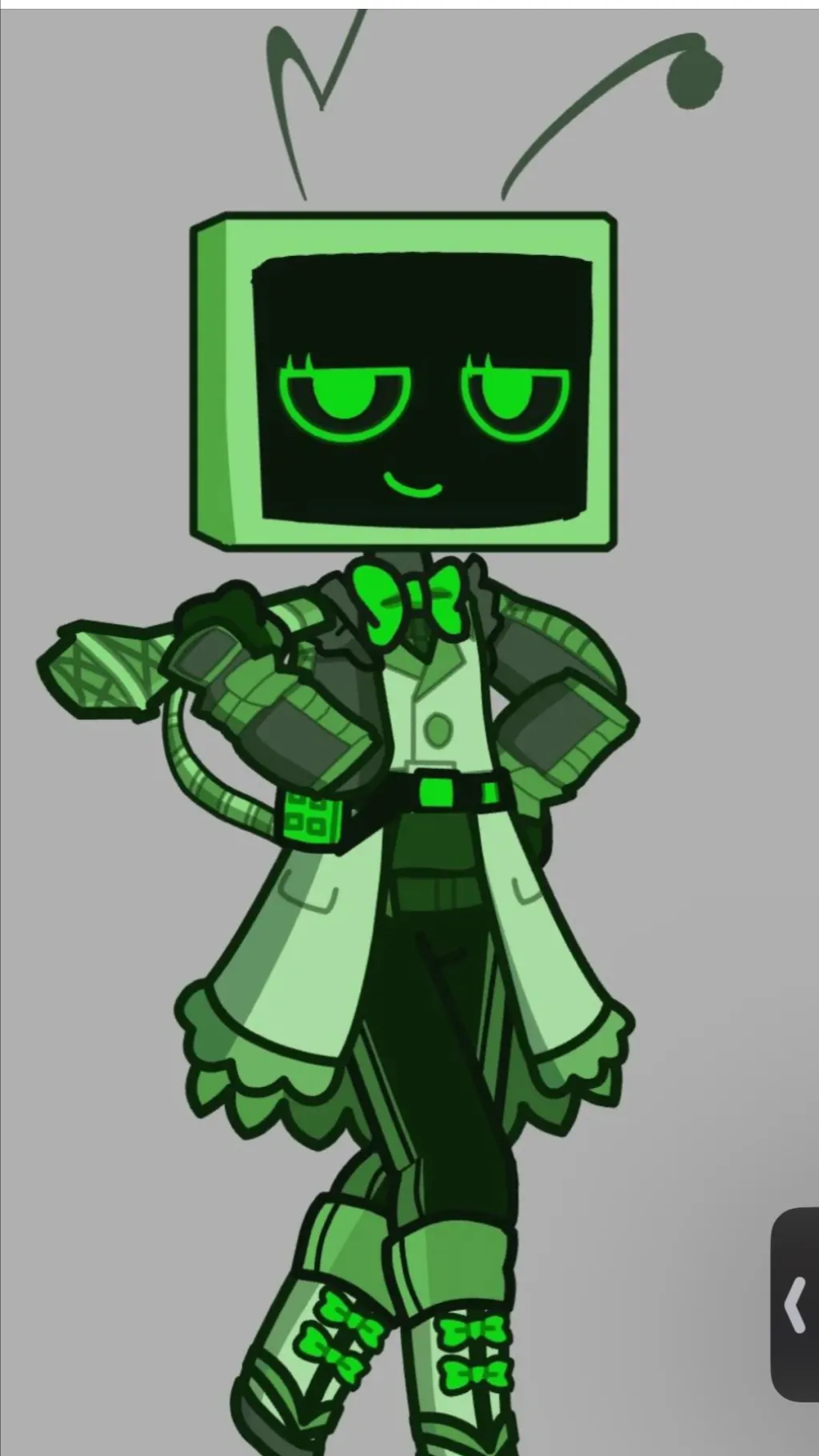ai character: Vee background