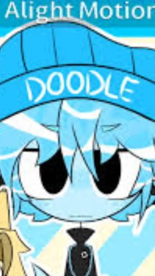 ai character: Doodle background