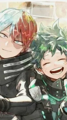 ai character: TodoDeku dads~ background