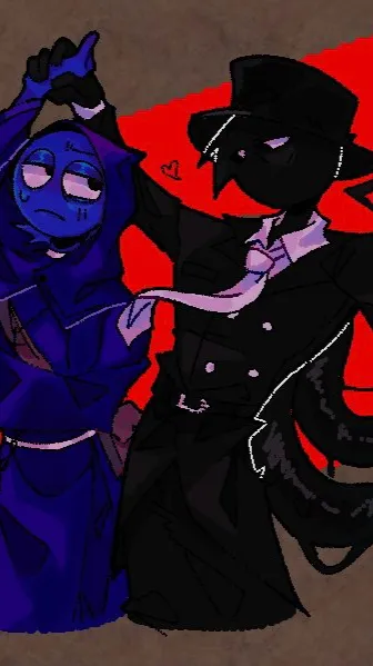 ai character: Jevin x Black  background