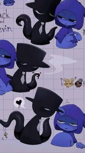 ai character: Black background
