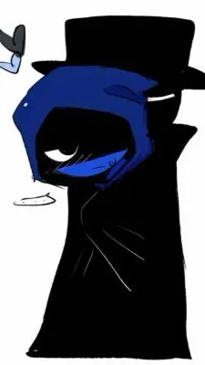 ai character: Jevin x black  background