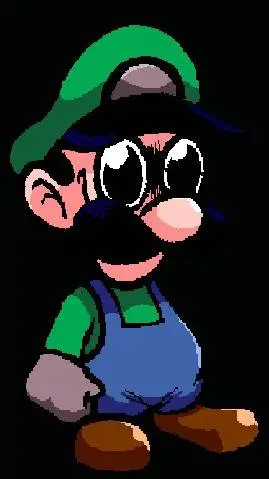 ai character: Turmoil Luigi  background