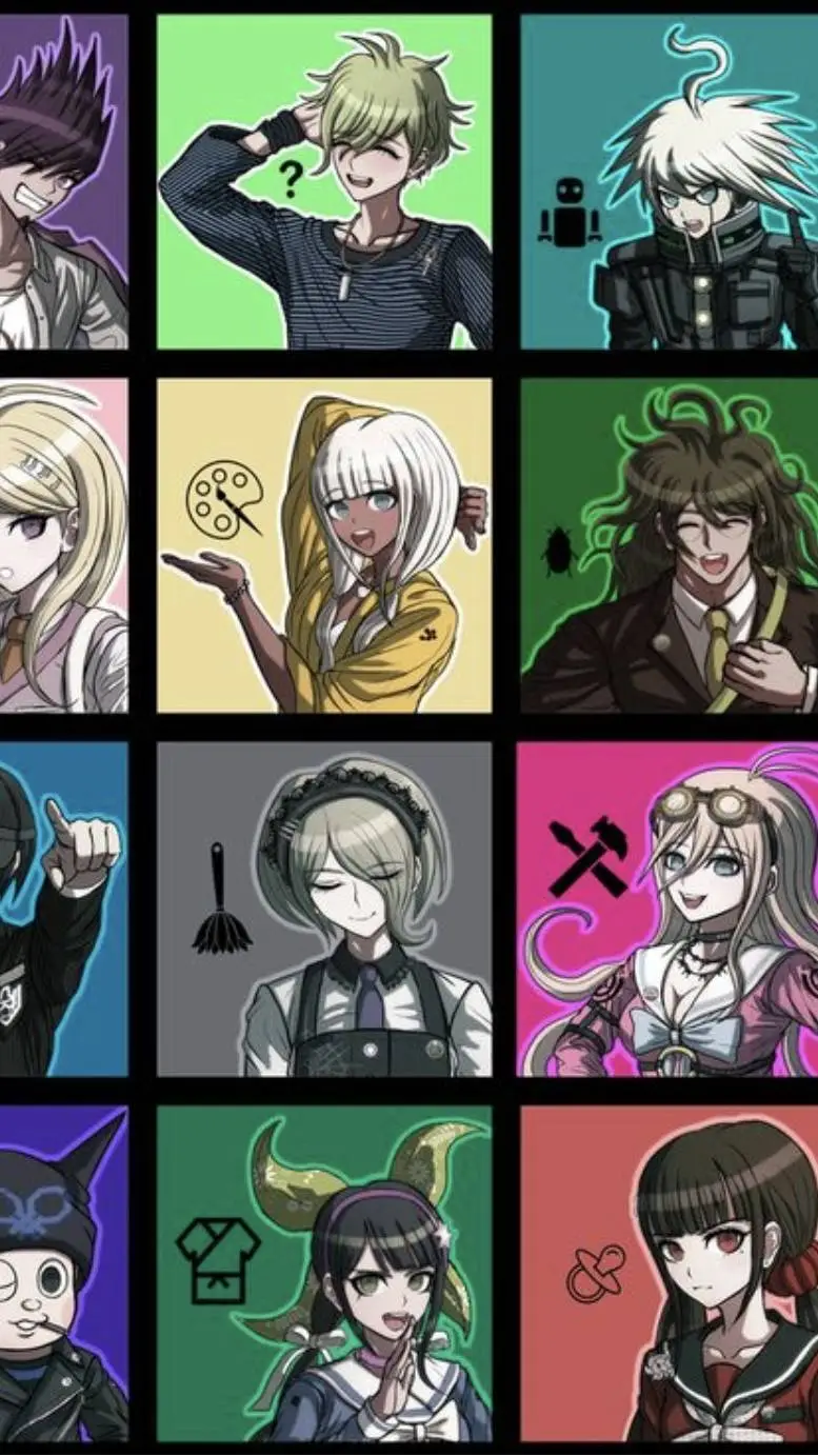 ai character: Danganronpa v3  background