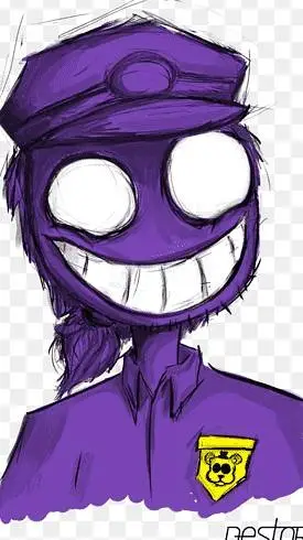 ai character: purple guy  background