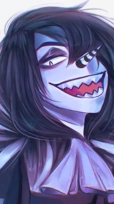 ai character: laughing jack  background
