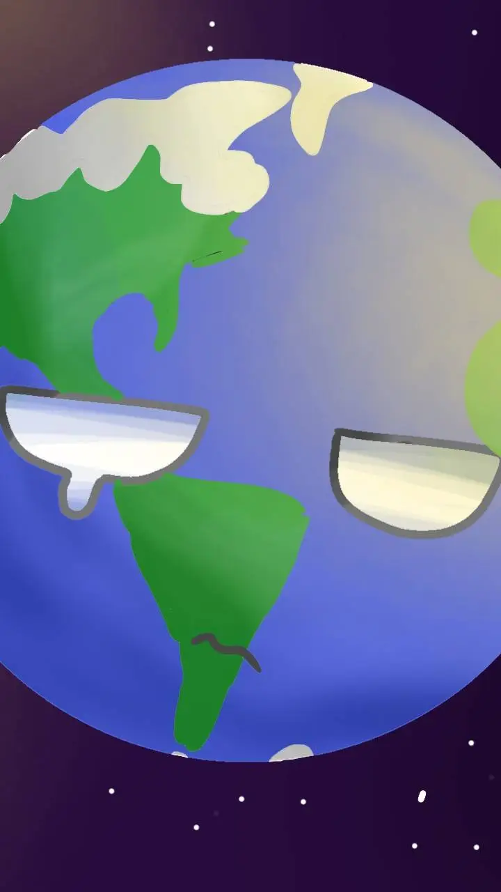 ai character: earth background