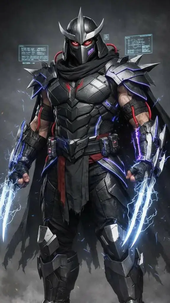 ai character: шреддер background