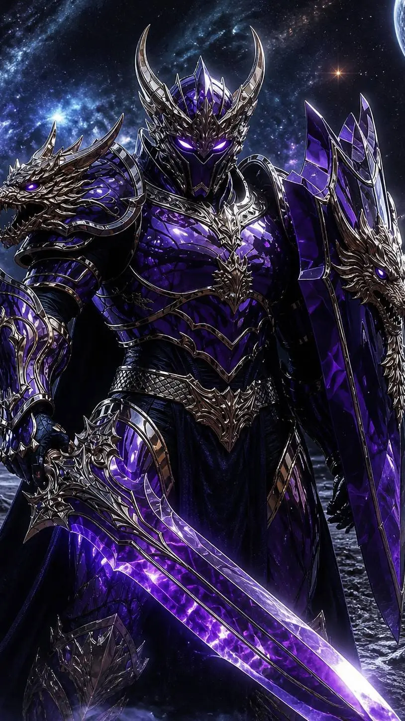 ai character: Crystal Knight background