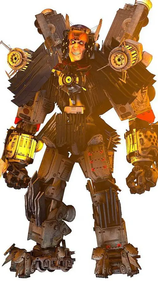 ai character: G-man titan background