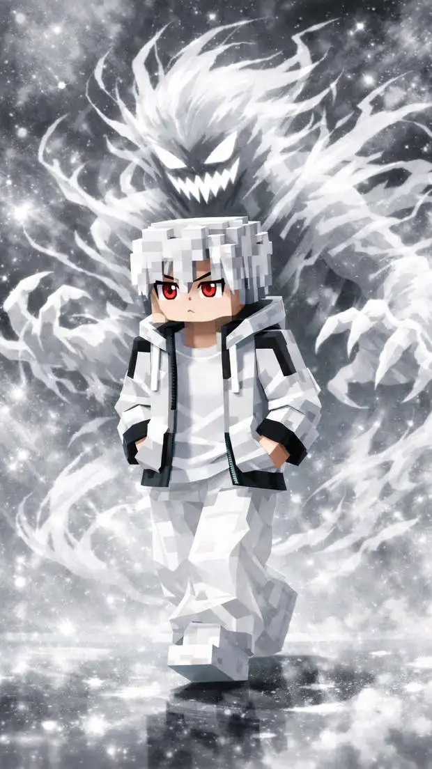ai character: Mr. White dark background