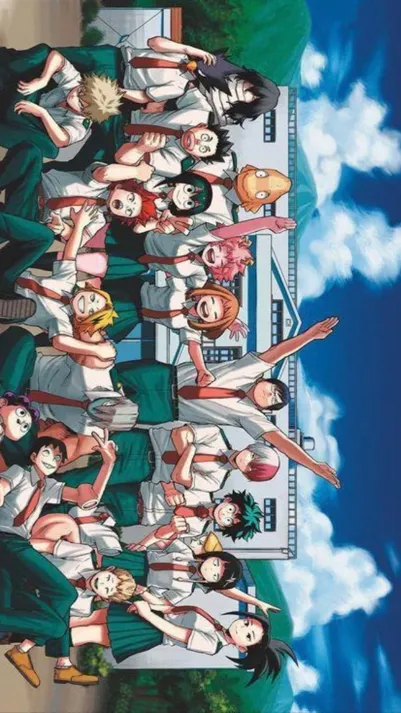 ai character: Class 1-A Chaos!!! background
