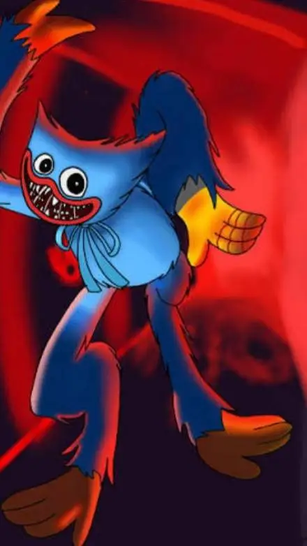 ai character: huggy wuggy background